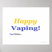 Bonne affiche Vaping pour cette occasion spéciale  (Devant)