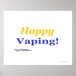 Bonne affiche Vaping pour cette occasion spéciale