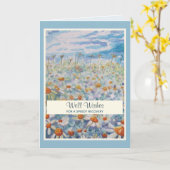 Bonne amélioration bientôt Carte de récupération r (Fleur jaune)