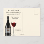 Bonne amélioration bientôt carte postale de l'amou (Dos)