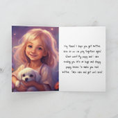 Bonne amélioration - Carte de voeux pliée (Intérieur)