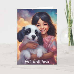 Bonne amélioration - Carte de voeux pliée