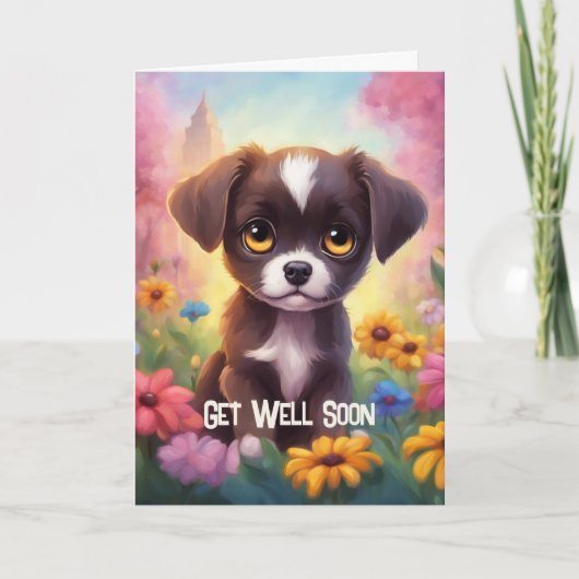 Bonne amélioration - Carte de voeux pliée (Devant)