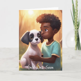 Bonne amélioration - Carte de voeux pliée