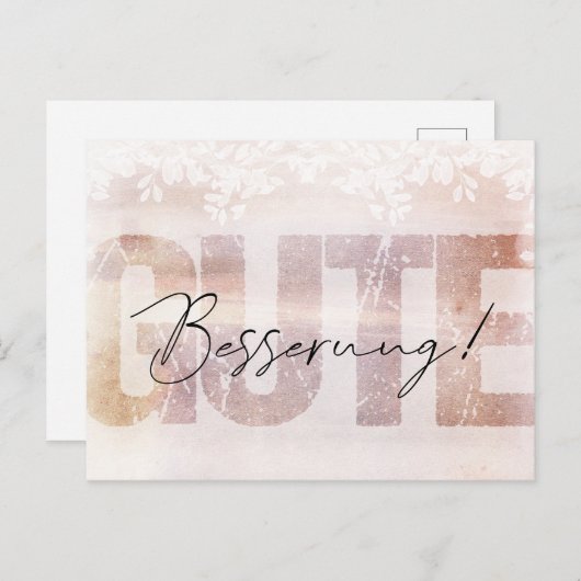 *Bonne amélioration* Sort carte Pâté (Devant / Derrière)