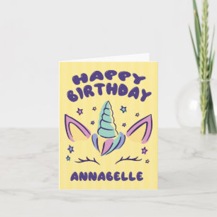 Bonne Annabelle d'anniversaire Carte d'annivers