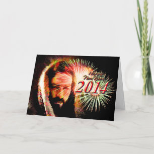 Bonne année 2014 Carte de voeux de l'amour pour Jé