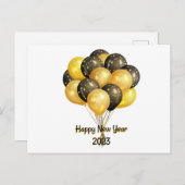 Bonne année 2023 Carte postale (Devant / Derrière)