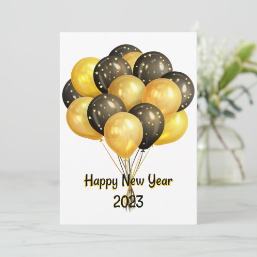 Bonne année 2023 Invitation (Debout devant)