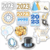 Bonne année 2023 Stickers (Devant)