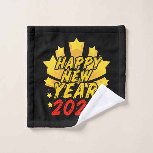 Bonne année 2024 (Gant de toilette)