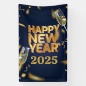 Bonne année 2025 Bannière (Verticale)