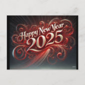 Bonne année 2025 Carte (Dos)