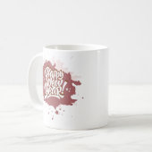 Bonne année 2025 Tasse de café (Devant gauche)