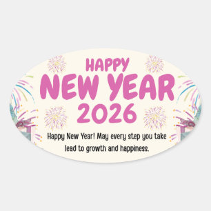 Bonne année 2026 Autocollant