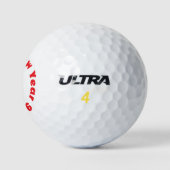 Bonne année 2026 balles de golf (Logo)