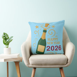 Bonne année 2026 Champagne   Coussin décoratif 50 