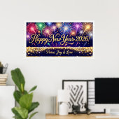Bonne année 2026 Feux d'artifice de décoration 2 (Bureau à domicile)