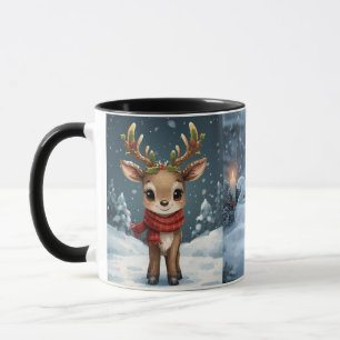 bonne année 2026 mug à bougie d'hiver