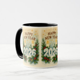 bonne année 2026 mug à café premium