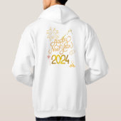 Bonne année 2026 Sweat à capuche (Dos)