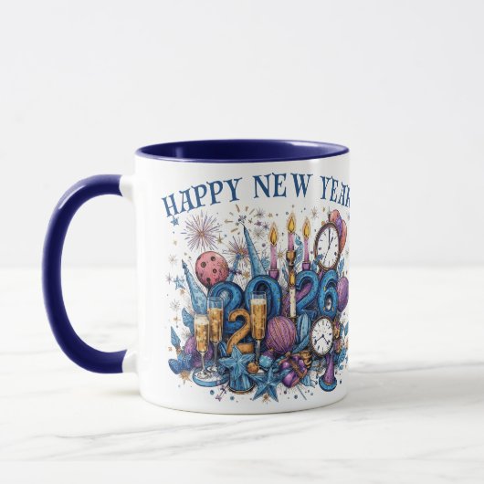 bonne année 2026 tasse à café (Gauche)