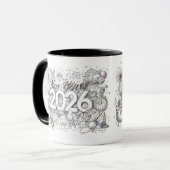 bonne année 2026 tasse à café (Devant gauche)
