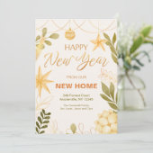 Bonne année à New Home Faire-part (Debout devant)