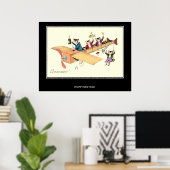 BONNE ANNÉE Affiche Vintage (Bureau à domicile)