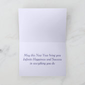 Bonne année avec carte de voeux Claude Monet (Intérieur)