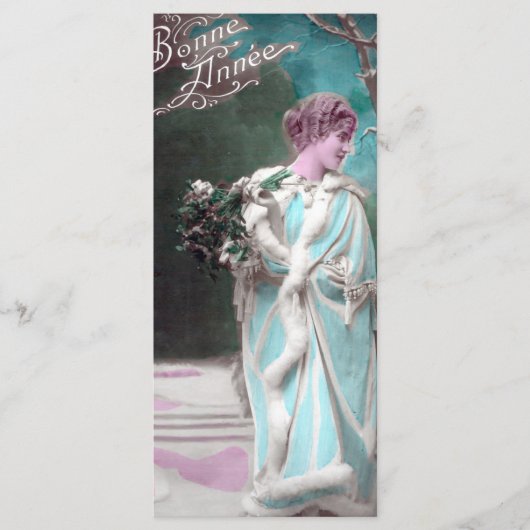 Bonne Annee Bladwijzer Menu (Voorkant)