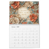 bonne année calendrier mural rustique 2026 (Jan 2027)