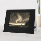 Bonne année - Carte Aurora Borealis (Dos)