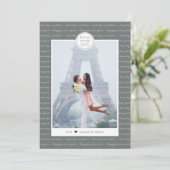 Bonne année Carte de vacances Bonne Année Script (Debout devant)