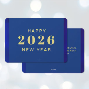 Bonne année Carte de vacances texte personnalisé