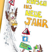 BONNE ANNÉE Carte de vœux de Nicole Janes