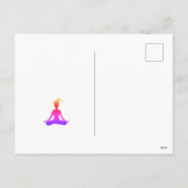 Bonne année Carte photo Yoga (Dos)