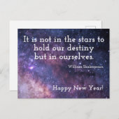 Bonne année Carte postale (Devant / Derrière)