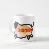 Bonne année chinoise de la Mug blanche 2019 (Devant gauche)