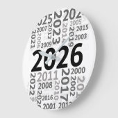 Bonne année compte à rebours Horloge murale (Angle)
