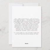 Bonne année de résolution Bonne année Carte (Dos)