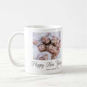 Bonne année Famille Photo Cadeau Café Mug