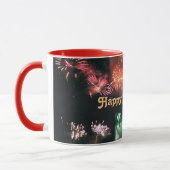 Bonne année, Feu d'artifice Spectaculaire, Mug (Gauche)