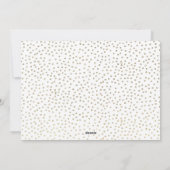 Bonne année Gold Star Carte photo Script (Dos)