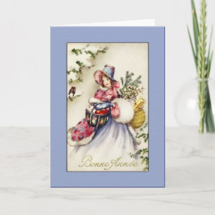 Bonne Annee Holiday Greetings Feestdagen Kaart