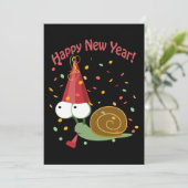 Bonne année ! Invitation à la fête de l'escargot a (Debout devant)