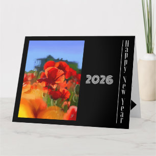 Bonne Année - la maison des coquelicots Carte de p