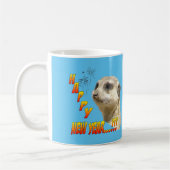 Bonne année Meerkat Coffee Mug (Gauche)