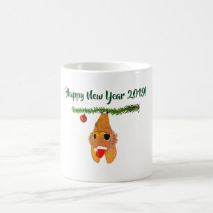 Bonne année, mignonne Bat Mug