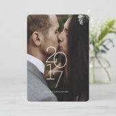 Bonne année ! | Nouvel An Carte photo de vacances  (Debout devant)